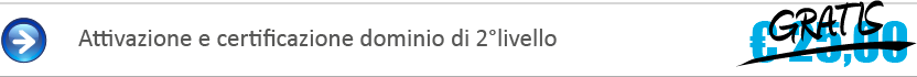 Attivazione e certificazione dominio 2 livello GRATIS!